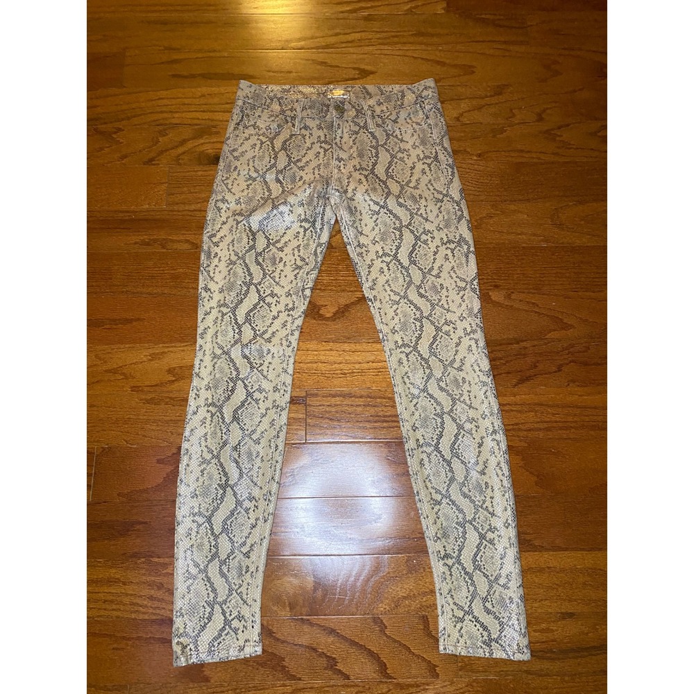 Mother Foux Snake Skin Skinny Pants 27"‎ waist